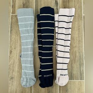 3 pair of knee high Comrad compression socks